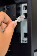 Networking LAN with multifunction printer port