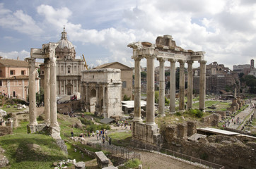 Fototapeta na wymiar Forum Roman