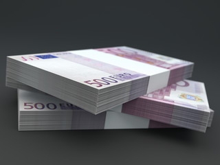 stack of 500 Euro