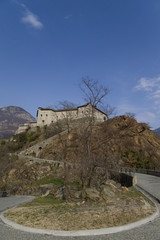 Fototapeta premium fort of Bard in the Aosta Valley