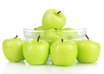 Decorative aroma candles isolated on white