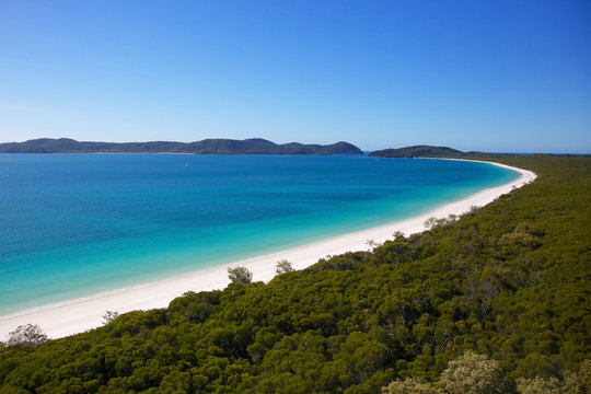 Whitehaven Beach in the Whitsundays Australia