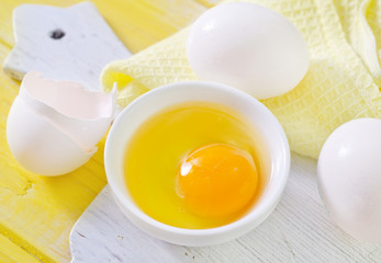 raw eggs