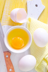 raw eggs