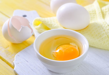 raw eggs