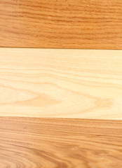 Obraz premium Background of the three boards (oak, elm, acacia)