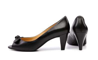 Elegant black female shoes