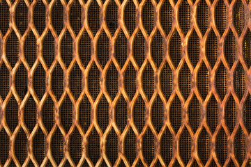 Rusty radiator grille