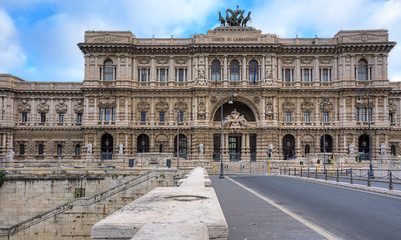 Fototapeta na wymiar Palace of Justice (Palazzo di Giustizia) - courthouse building.