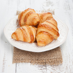 Fresh croissants
