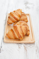 Fresh croissants