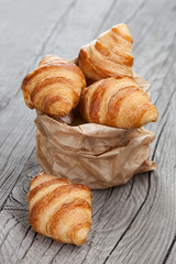 Fresh croissants