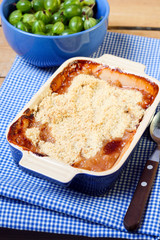Gooseberry crumble