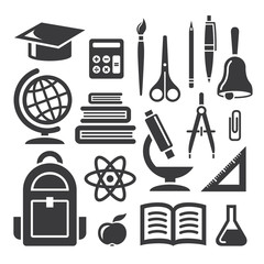 Education and science symbols