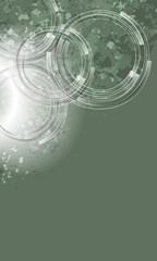 vector abstract background with transparent circles
