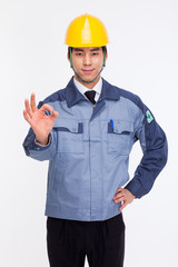 Young Asian engineer.