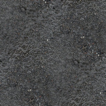 Seamless Asphalt Wet Road Texture Background Street Water Black