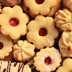 Close-up of sweet cookies
