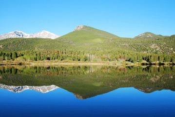 Lily lake, Rocky Mountain National Park, CO, USA