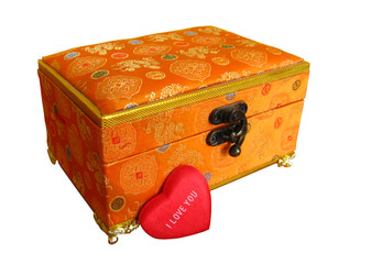 the casket as present to the Valentine's day