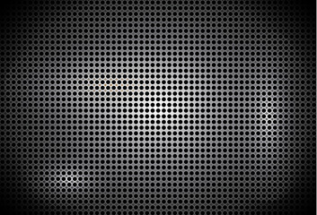 abstract metal background black dots