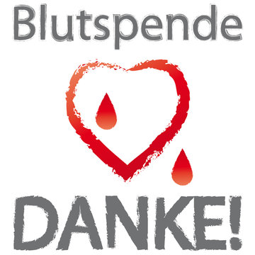 Blutspende - Danke! Leben retten, Plasma spenden.  Gemeinsam helfen und Solidarit&auml;t zeigen. Gemeinsam stark sein.