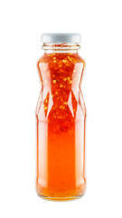 Dressing for chicken in glass bottle