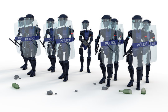 Robot Riot Police