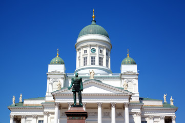 Tuomiokirkko Cathedral church in Helsinki, Finland