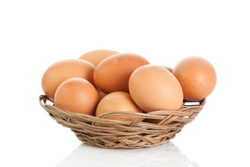 eggs isolatedon white background