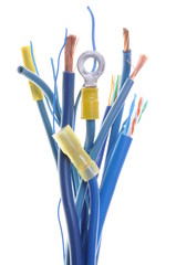 Cables with terminals used in electrical wiring system