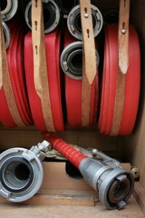 alte Feuerwehrschläuche