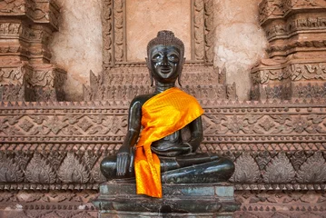 Fotobehang Laos Buddha © Taweesak