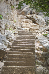Fototapeta na wymiar Rock Stairs
