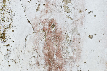 Old crack white wall for background use