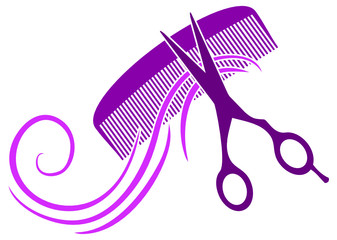 Logo für Schönheitssalon in violett