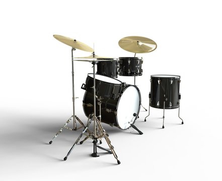 Drum Set Side View