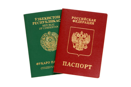Russian and Uzbekistan passports