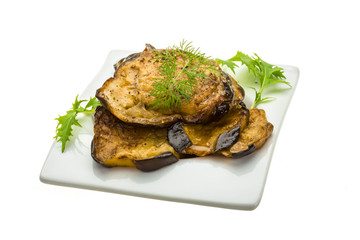 Grilled eggplant