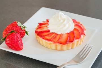 Strawberry Cream Tart