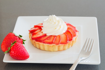 Strawberry Cream Tart