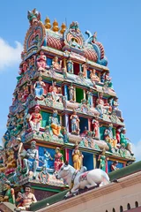 Zelfklevend Fotobehang Hindu Temple © swisshippo