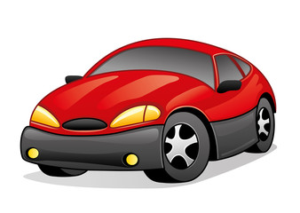 Obraz premium Red car.