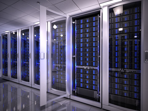 Servers in data center