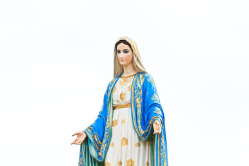 Virgin Mary Statue at Roman Catholic Church