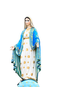 Virgin Mary Statue at Roman Catholic Church