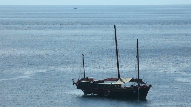Big fishing boat in the Andaman sea.