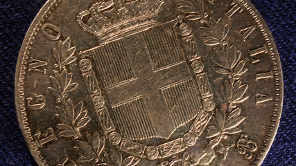 5 lire silver coin italy kingdom