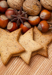 Christmas cookies and spices