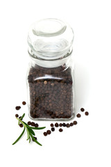 fresh rosemary and black pepper